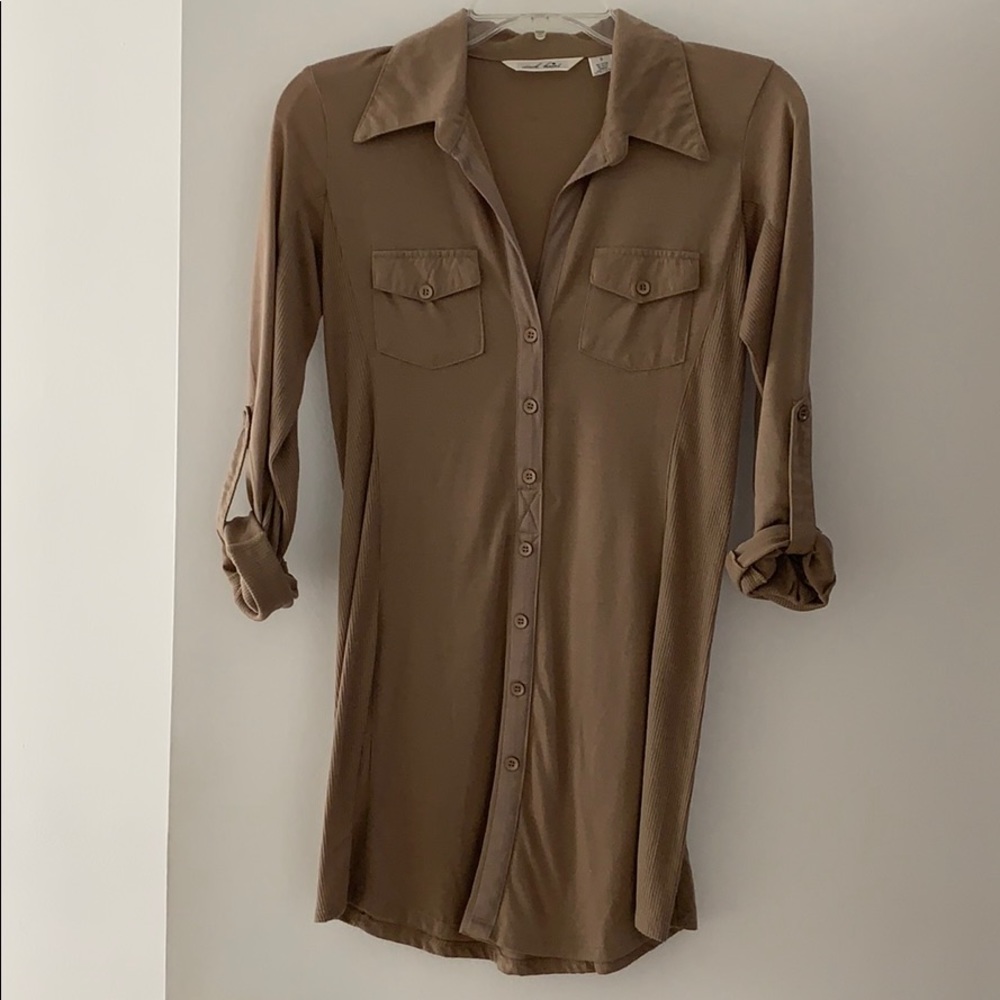 Brown long shirt